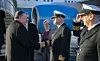 Michael Pompeo arrives at Keflavik Air Base