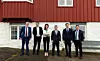 NORDEFCOs nylige ministermøte ble avholdt i den færøyske hovedstaden Tórshavn. F.v.: Færøyenes landsstyreformann for utenriksanliggender, Høgni Hoydal; Danmarks forsvarsminister Troels Lund Poulsen; Islands utenriksminister Thórdís Kolbrún Reykfjörd Gylfadóttir; Sveriges forsvarsminister Pål Jonson; Finlands forsvarsminister Antti Häkkänen – og ekspedisjonssjef i Grønlands departement for selvstendighet og utenriksanliggender, Mininnguaq Kleist. Norge var ikke fysisk representert på møtet. (Foto: Erla Ziska