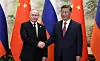 Russlands president Vladimir Putin på besøk hos Kinas president Xi Jinping i mai. (Foto: Kreml.ru)