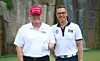 Alexander Stubb and Donald Trump during a round of golf in Florida. (Source: @realDonaldTrump/TruthSocial)