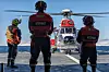 Massevakuering med helikopter på Svalbard
