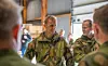 Forsvarssjefen på besøk på Evenes flystasjon