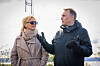Islands utenriksminister Þorgerður Katrín Gunnarsdóttir og Norges forsvarsminister Tore O. Sandvik.
