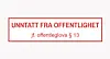 Skilt med teksten «Unntatt fra offentlighet» og henvisning til off. offentliglova § 13.