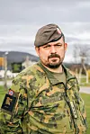 Sjef for Finnmark heimevernsdistrikt, oberst Tomas Bakke.