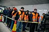 Elever ved Hammerfest videregående skole besøker byens tilfluktsrom sammen med Sivilforsvaret som del av pilotprosjektet «Økt motstandskraft i Finnmark».