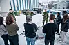 Heimevernet i Finnmark orienterer elevene ved Hammerfest vgs. om sikkerhetssituasjonen.