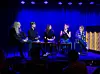 High North News’ redaktør Arne O. Holm leder debatten med Solmund Nystabekk, programsjef i Arktisk Filharmoni; Trud Berg, direktør i Arktisk Filharmoni; Gunhild Hoogensen Gjørv, professor ved UiT og Ulla-Stina Wiland, leder ved Nordnorsk jazzsenter.
