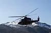 Et Bell-helikopter i Ofoten-regionen.