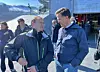 Utenriksminister Espen Barth Eide og Natos generalsekretær Mark Rutte på KV Svalbard. (Foto: Astri Edvardsen)