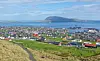 Utsikt over Tórshavn, Færøyene.
