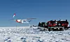 Norut drone of the Northern Research Institute in Norway taking off in the Arctic