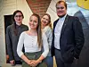 Zhanna Guzenko (27), Aleksandra Seljeseth (17), Amanda Åsberg (22) og Tim Andersson (24) brenner for å promotere Arktis og mulighetene som finnes. Både innen kultur, utdanning og næringsliv. (Foto: Christine Karijord)
