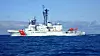 The Coast Guard Cutter Alex Haley is pictured before a Bering Sea patrol in 2018