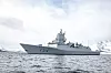 KNM Thor Heyerdal, en av Norges fire fregatter, er her på oppdrag for å vise tilstedeværelse i nordlig del av Norskehavet og i Barentshavet. (Foto: Marius Vågenes Villanger/Sjøforsvaret)