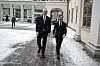 NATO Secretary General Jens Stoltenberg and Swedish Prime Minister Ulf Kristersson in Stockholm.