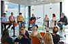For fjerde år på rad arrangerer Festspillene i Nord-Norge og High North News debatt med kunstnerisk innramming under festivalen i Harstad. Debattrekken High Noon ledes av Arne O. Holm, redaktør i HNN. (Foto: Astri Edvardsen)