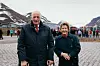Kong Harald og Dronning Sonja i Longyearbyen