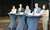 Nordisk utenriksministermøte i Bodø. F.v Thordis Gylfadottir, Jeppe Kofod, Anniken Huitfeldt, Pekka Haavisto og Ann Linde.