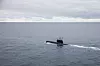 KNM Uredd, en av Norges seks ubåter. Her er den i aksjon under en tidligere utgave av Dynamic Mongoose, Natos årlige øvelse på avansert (anti)ubåtkrigføring i nordområdene med ubåter, overflatefartøy og maritime patruljefly. Øvingen anno 2024 skal foregå utenfor norskekysten 29. april til 10. mai. (Foto: Jakob Østheim/Forsvaret)
