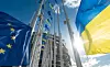 EU and Ukraine flags