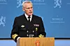 Sjef for Etterretningstjenesten, viseadmiral Nils Andreas Stensønes