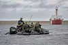 Canadiske styrker øver ved Cambridge Bay på Victoriaøya, som ligger langs Nordvestpassasjen, under operasjon Nanook-Nunakput 2023. (Foto: Alana Morin/Canadas forsvar)