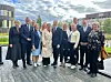 Statsminister Jonas Gahr Støre, flankert av forsknings- og høyere utdanningsminister Sigrun Aasland (t.h.) og næringsminister Cecilie Myrseth (t.v.), besøkte UiT Norges arktiske universitet i Tromsø tirsdag for å lansere en stor og langsiktig satsing på forskning i Polhavet. (Foto: Astri Edvardsen)