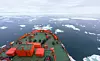 Icebreaker in Arctic waters