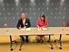 Næringsminister Cecilie Myrseth og Tysklands ambassadør til Norge, Detlef Wächter, skriver under den nye felleserklæringen. (Foto: Nærings- og fiskeridepartementet)