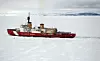 The Coast Guard Cutter Polar Star in ice near the coast of Ross Island, Antarctica on Jan. 16, 2017 (Credit: U.S. Coast Guard photo by Chief Petty Officer David Mosley)