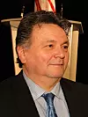 Vittus Qujaukitsoq, minister for næring, arbeidsmarked, handel og utenrikssaker på Grønland (øverst), og statsminister Peter Taptuna i Nunavut (den nordlige provinsen i Canada) har signert den felles erklæringen til EU.