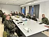 De norske, finske og svenske lederne til bords for utveksling under Nordic Region Commanders Conference. (Foto: Forsvaret)