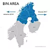 The BIN Area consist of the northernmost regions in Norway, Sweden and Finland. Next year, the northern parts of Russia will be included in the report, and in two years the North American High North will be included. (Ill.: BIN)