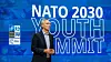 Jens Stoltenberg åpner Nato 2030 youth summit. (Foto Nato)
