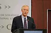 Maine-senator Angus King maser også på Obama om penger til ny isbryter. (Foto: Center for Strategic and International Studies)