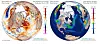 Illustration on the left side: Water temperatures anomaly in the Arctic on November 23rd. Illustration on the right side: Wavier jet stream pattern on November 23rd bringing warmer air into the Arctic. (Source: Climate Change Institute/University of Maine)